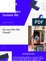 Cloud and Mobile Technologies Lecture #10