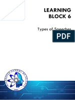 Types of Speeches: Learning Block 6