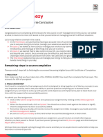 Lesson Summary - Self Management & Stress - Course Conclusion - 152