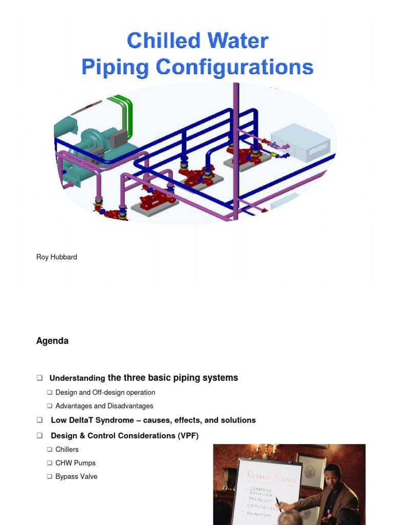 Chilled Water Piping Distribution System PDF Pump Valve