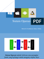 Sistem Operasi: Martza M. Swastikasari, S.Kom., M.Kom