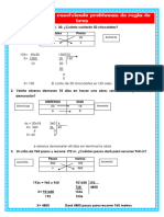 Ficha de Regla de Tres Simple Directa e Inversa Clase 3 de Noviembre