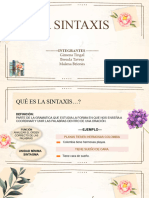 Sintaxis y Oracion Gramatical 2