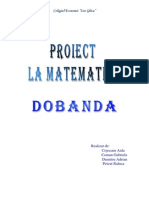 Dobanda MATEMATICA