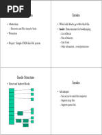 File Systems Inodes: - Abstraction - Which Disk Blocks Go With Which File. - Inode: Data Structure For Bookkeeping