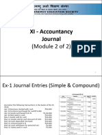 XI - Accountacy - Ledger - Journal PPT XI Journal 2 of 2