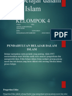 Etika Belajar Dalam Islam Kel - 4