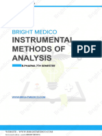 7th Semester Instrumental Method of Analysis Unit - 4 B.pharma Bright Medico