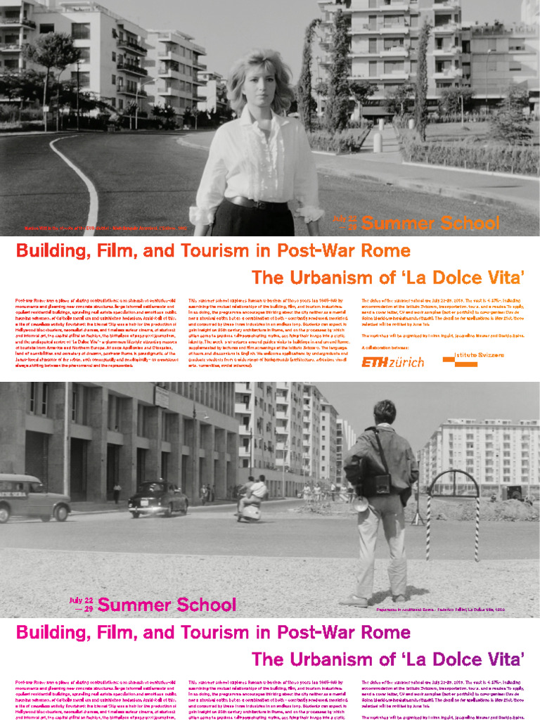 Post-War Rome: Urbanism Summer School | PDF | Rome