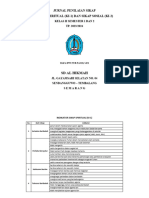 JURNAL PENILAIAN SIKAP SPIRITUAL Dan SOSIAL FIX