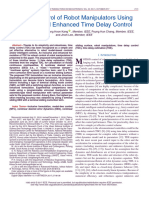 Robust Control of Robot Manipulators Using Inclusive and Enhanced Time Delay Control