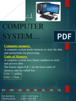 CHAPTER - 1 Computer System