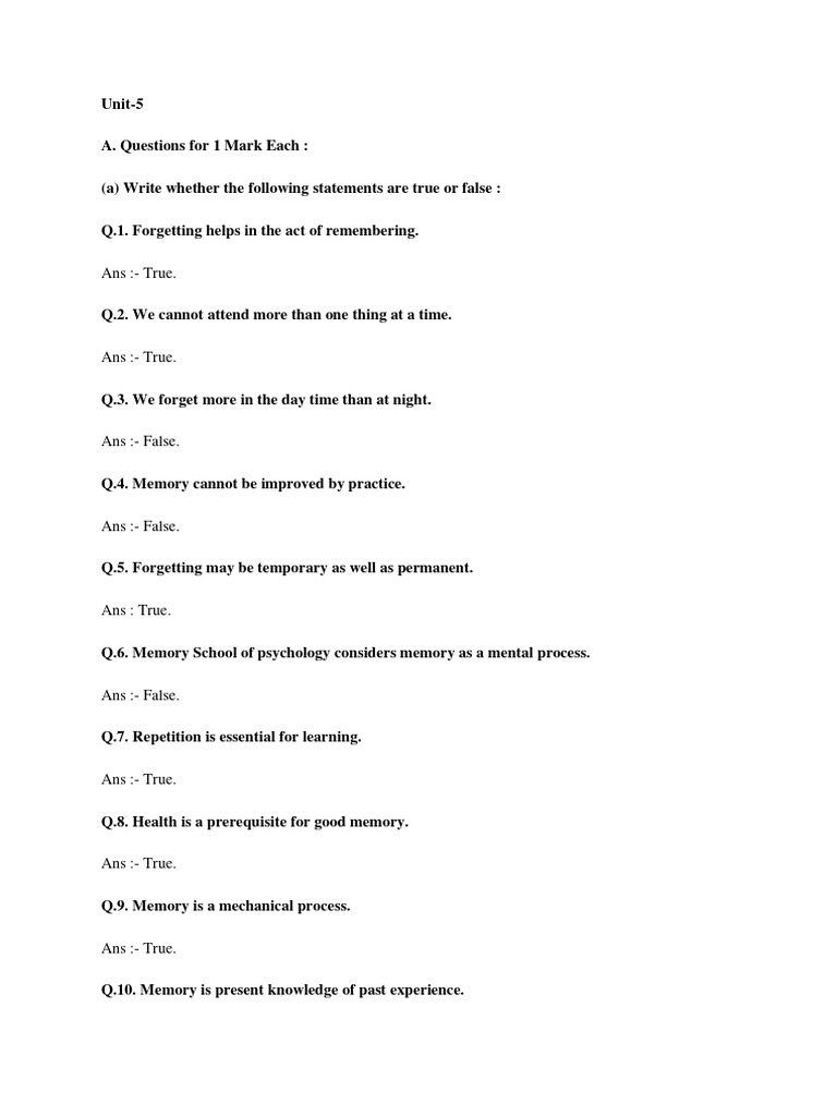 Memory and Forgetting in Education | PDF | Memory | Recall (Memory)