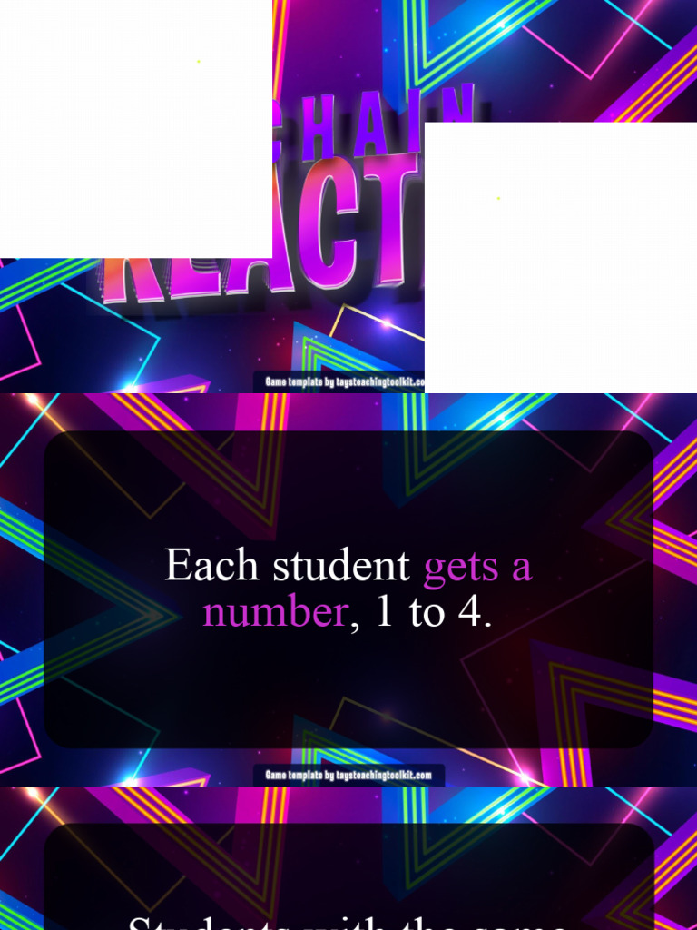 Chain Reaction Pdf Human Communication Linguistics