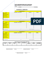 Modelo de Plancha para Elección de Miembros de Junta Directiva