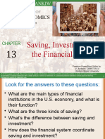 Lecture Note-Ch 13 Saving, Investment, and The Financial System-02!23!2018