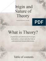 Philosophical Theory Empiricism
