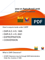 DAR Clearance On Agricultural Lands