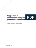 Rapport Sur Le Financement Des Pme-Eti Par Le Marché Financier