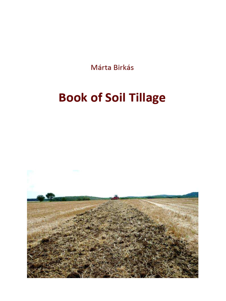Book Of Soil Tillage Pdf Soil Tillage