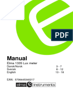 Elma 1335 Manual DK-N SE EN