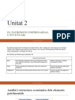 Unitat 1.2 El Patrimoni Empres. I Linventari