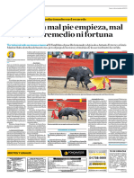 El Comercio (Lima-Peru) Lunes 6 Nov 2023 (Pag A16) Toros