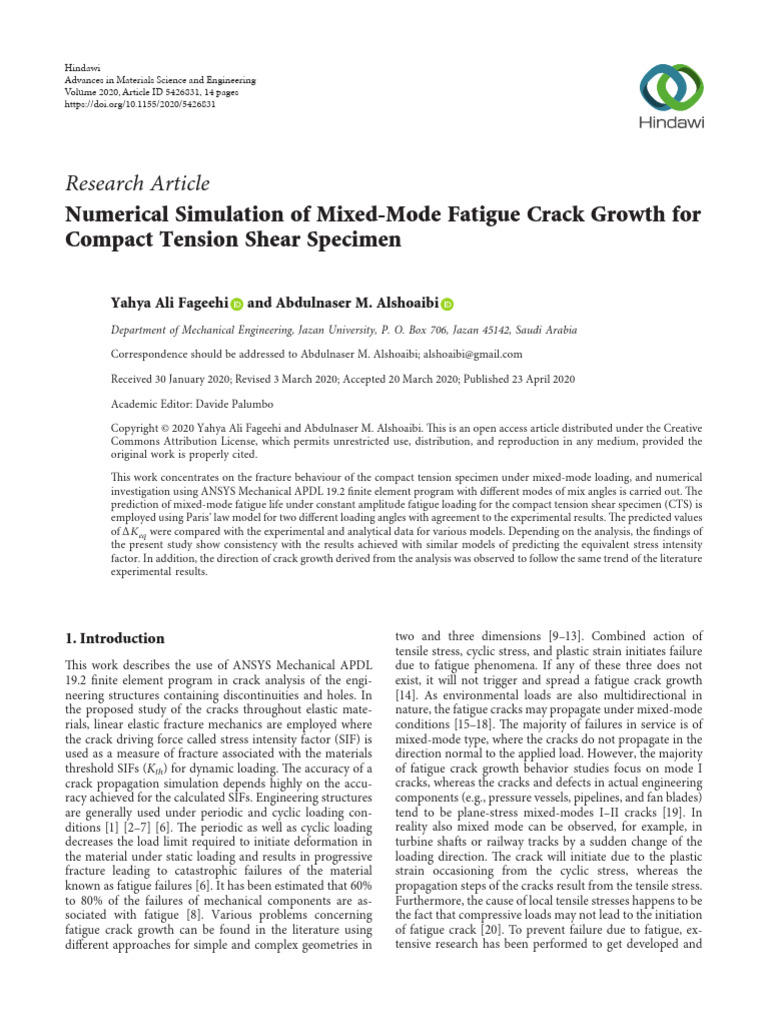 Fatigue Crack Growth Original | PDF | Fracture | Fracture Mechanics