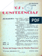 Cursos y Conferencias Año 1 04-10-1931