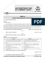 Liquid Penetrant and Eddy Current Tests: Part-A