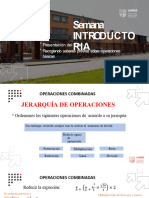 Semana Introductoria - Complemento de Matemática