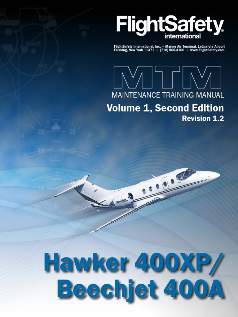 Hawker 400XPBeechjet 400A MTM Vol 1 PDF Aviation Transport