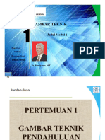 PDF Modul 1 Pendahuluan Gambar Teknik