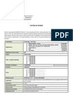 LOI - Petroleum ARAMCO