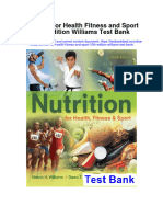 Nutrition For Health Fitness and Sport 10th Edition Williams Test Bank