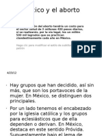 Mexico y El Aborto