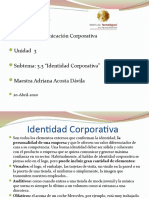 Unidad 3 3.3indentidad Corporativa