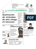 portada trabajo generos periodísticos