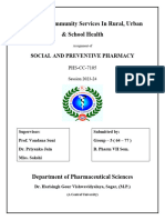  Assignment of Social and Preventive Pharmacy