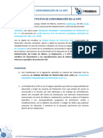 Acta Constitutiva de Conformación de La Uipc