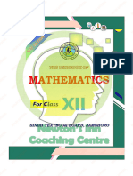 XII Math New Book 