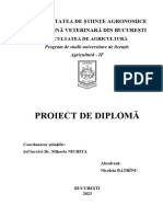Proiect de Diplomă: Universitatea de Științe Agronomice Și Medicină Veterinară Din București