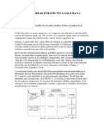 La División Entre Secciones Compactas y No Compactas Está Dada Por La Relación Ancho