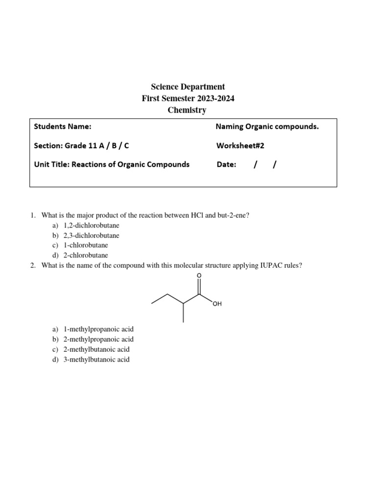 Reactions of Alkenes | PDF | Chemical Reactions | Radical (Chemistry)