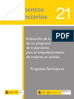 Evaluacion de La Eficacia de SER MUJER