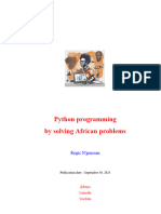 Python Coding by Solving African Problem Regis Nguessan