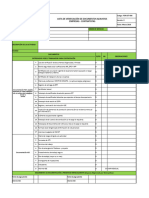 Lista de Verificación Empresas Contratistas