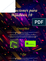 Aplicaciones para Windows 10