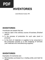 Inventories