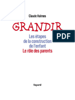 GRANDIR. Les Étapes de La Construction de L'enfant. Le Rôle Des Parents - Claude Halmos (2009) (Psychologie Du Développement, Parentalité, Naissance Enfance Adolescence, Stades, Castration)